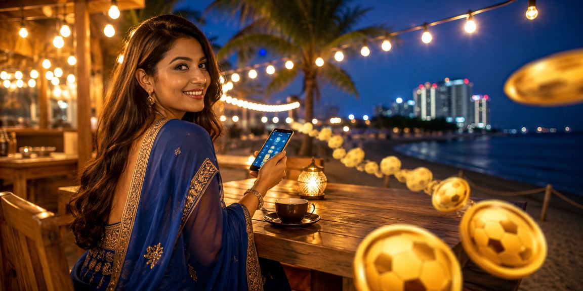 A member enjoying b88 football betting rewards on the Chittagong seafront