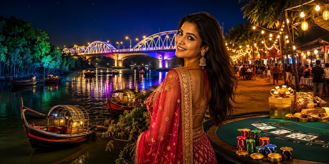 b88 Baccarat game experience set against a Sundarbans backdrop